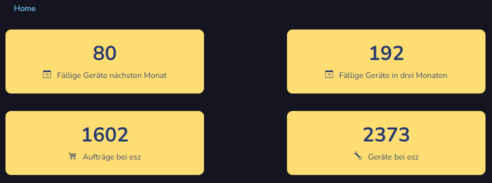 Zugänge zu den meistgesuchten Aktionen in ae+ auf der Startseite